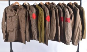 COLLECTION OF WWI RE-ENACTMENT UNIFORM TUNICS