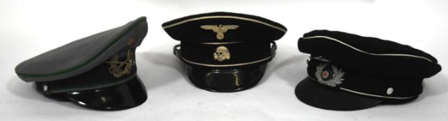 GERMAN MILITARY - X3 REPLICA GERMAN MILITARY VISORS