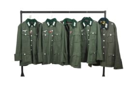 GERMAN MILITARY - COLLECTION OF GERMAN THIRD REICH REPLICA UNIFORMS