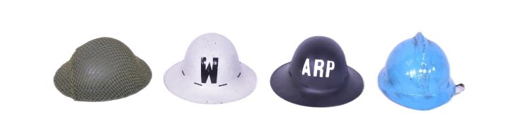 COLLECTION OF ASSORTED MILITARY HELMETS