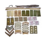 COLLECTION OF BRITISH ARMY STILL CHEVRON RANKS