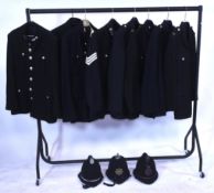 COLLECTION OF VINTAGE BRITISH POLICE UNIFORM TUNICS