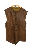 WWII SECOND WORLD WAR PERIOD LEATHER JERKIN