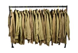 COLLECTION OF BRITISH MILITARY DESERT TAN SHIRTS