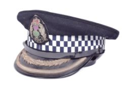 VINTAGE SCOTTISH CHIEF INSPECTOR POLICE HAT