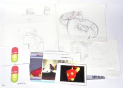 RICHARD BAZLEY COLLECTION - OSMOSIS JONES PRODUCTION MATERIAL