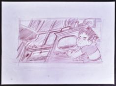 RICHARD BAZLEY COLLECTION - THE IRON GIANT ORIGINAL DRAWING
