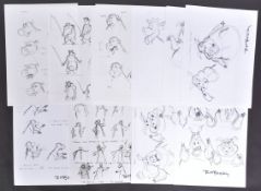RICHARD BAZLEY COLLECTION - BARNYARD THUMBNAIL DRAWINGS