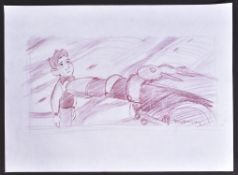 RICHARD BAZLEY COLLECTION - THE IRON GIANT ORIGINAL DRAWING