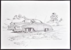 GRAHAM BLEATHMAN COLLECTION - ORIGINAL PENCIL DRAWING OF FAB1