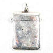 VICTORIAN SILVER HALLMARKED VESTA CASE