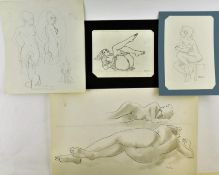 CELEDONIO PERELLON - 4 SKETCHES OF NUDE