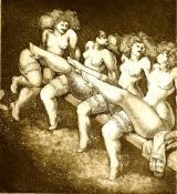 ALIRIO PALACIOS - UNTITLED, ETCHING ON PAPER