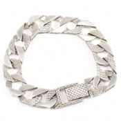 925 SILVER CUBAN LINK CHAIN BRACELET