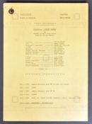 THE GOODIES (BBC 1970-1982) – ORIGINAL CAMERA SCRIPT