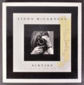PAUL & LINDA MCCARTNEY - DUAL AUTOGRAPHED 'SIXTIES' BOOK