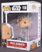 STAR WARS - ARTI SHAH (MAZ KANATA) - SIGNED FUNKO POP FIGURE