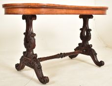 WILLIAMS & GIBTON, IRELAND - GEORGE IV POLLARD OAK DESK