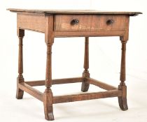 GEORGE III 18TH CENTURY OAK SIDE LOW TABLE