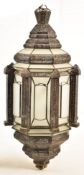 LARGE ISLAMIC INSPIRED METAL & GLAZED MOSQUE CEILING LANTERN
