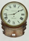 19TH CENTURY GRAYSON HENLEY ROSEWOOD STATION CLOCK