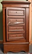 20TH CENTURY SOLID CAST IRON CHEST OF DRAWERS SHAPED SAFE