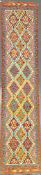 20TH CENTURY ANATOLIAN TURKISH KILIM RUNNER RUG