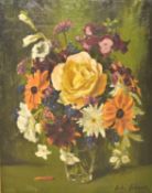 JOHN CODNER (1913-2008) - BOUQUET - STILL LIFE OIL ON CANVAS