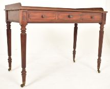 GILLOWS OF LANCASTER - REGENCY MAHOGANY WRITING TABLE
