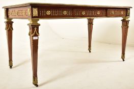 HOWARD & SONS - 19TH CENTURY MAHOGANY & ORMOLU DESK