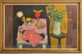 ALBERTO MORROCCO (1917-1998) - STILL LIFE WITH CLOTH - 1984-86