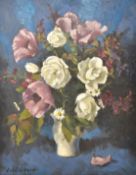 JOHN CODNER (1913-2008) - OIL ON CANVAS STILL LIFE PAINTING