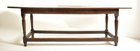 17TH CENTURY OAK COMMONWEALTH REFECTORY DINING TABLE