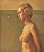 GEORGE GALSWORTHY PALMER (1913-1972) - OIL ON CANVAS NUDE