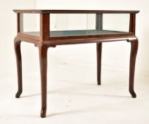 EDWARDIAN MAHOGANY BIJOUTERIE CABINET CASE TABLE
