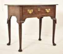 GEORGE III 18TH CENTURY OAK LOWBOY DESK TABLE