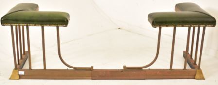 VICTORIAN STYLE COPPER & BRASS EXTENDING CLUB FENDER
