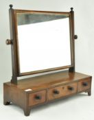 GEORGE III 19TH CENTURY DRESSING TABLE SWING MIRROR