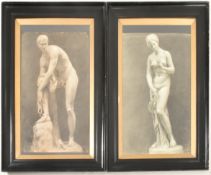 VICTORIAN EXAMINED SOUTH KENSINGTON DRAWING T/W ANOTHER