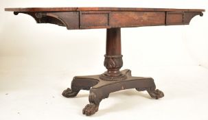 WILLIAM IV 19TH CENTURY ROSEWOOD DROP LEAF SOFA TABLE