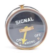 MID CENTURY SOUTHERN RAILWAY BRASS CASED SIGNAL REPEATER