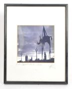 SIGNED PRINT OF SALVADOR DALI'S ELEPHANT