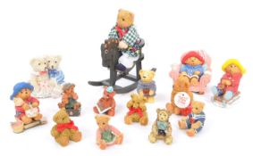 COLLECTION OF VINTAGE 20TH CENTURY RESIN TEDDY BEARS