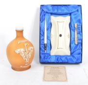 ROYAL DOULTON - SHEAFFER FOUNTAIN PEN WITH LIVERPOOL DECANTER