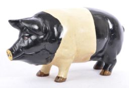 20TH CENTURY CAST METAL BUTCHER PIGGY BANK