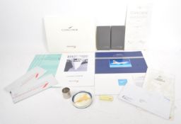 COLLECTION OF 20TH CENTURY CONCORDE COMMEMORATIVE PIECES