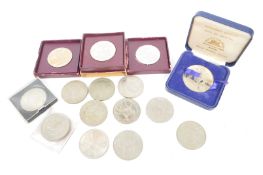 THREE 1951 FESTIVAL OF BRITAIN CROWNS