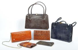 COLLECTION OF VINTAGE LEATHER HANDBAGS / PURSES