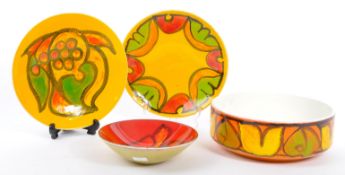 COLLECTION OF VINTAGE 20TH CENTURY POOLE POTTERY PLATES/DISHES