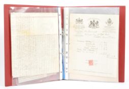 COLLECTION OF DEVON COMMERCIAL EPHEMERA - LATE 19TH CENTURY